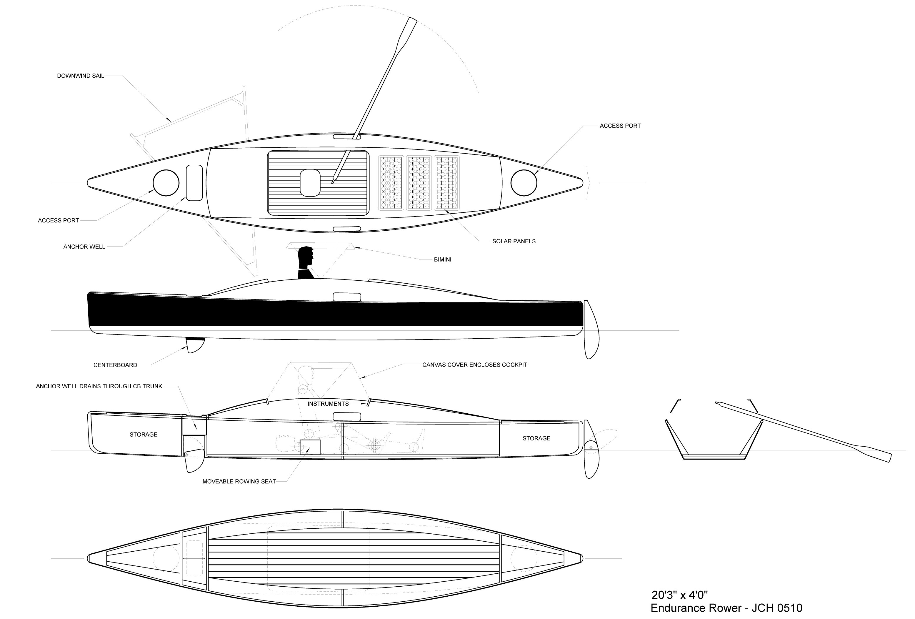 Rc best sale rowing boat